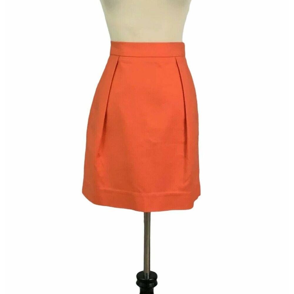 Gap Orange Casual Minimalist Mini Skirt size 2